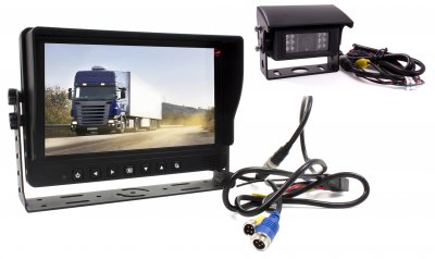 Bakkamera-system 9" med 1 visir-kamera