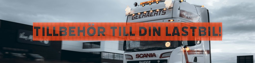 Tillbehör till din lastbil - Black Weekend | Transportstyling